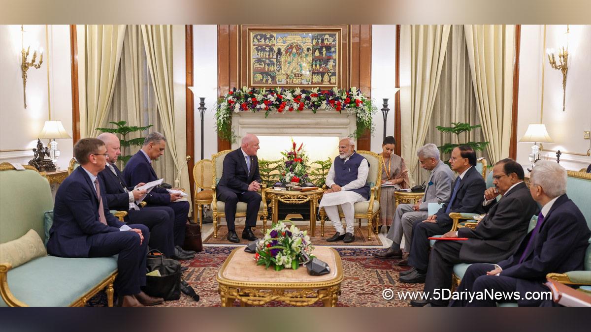 Narendra Modi, Modi, BJP, Bharatiya Janata Party, Prime Minister of India, Prime Minister, Narendra Damodardas Modi, Prime Minister of New Zealand, Christopher Luxon, Subrahmanyam Jaishankar