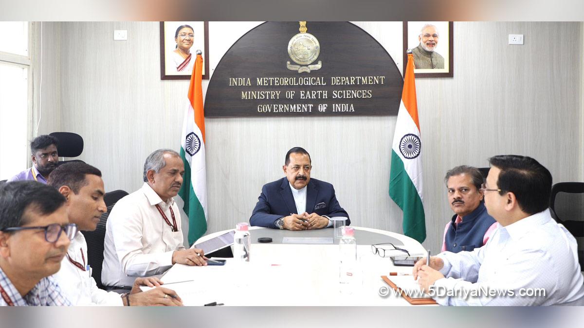 Dr Jitendra Singh, Bharatiya Janata Party, BJP, India Meteorological Department, IMD, Doppler Weather Radar, Mission Mausam, Weather Forecasting
