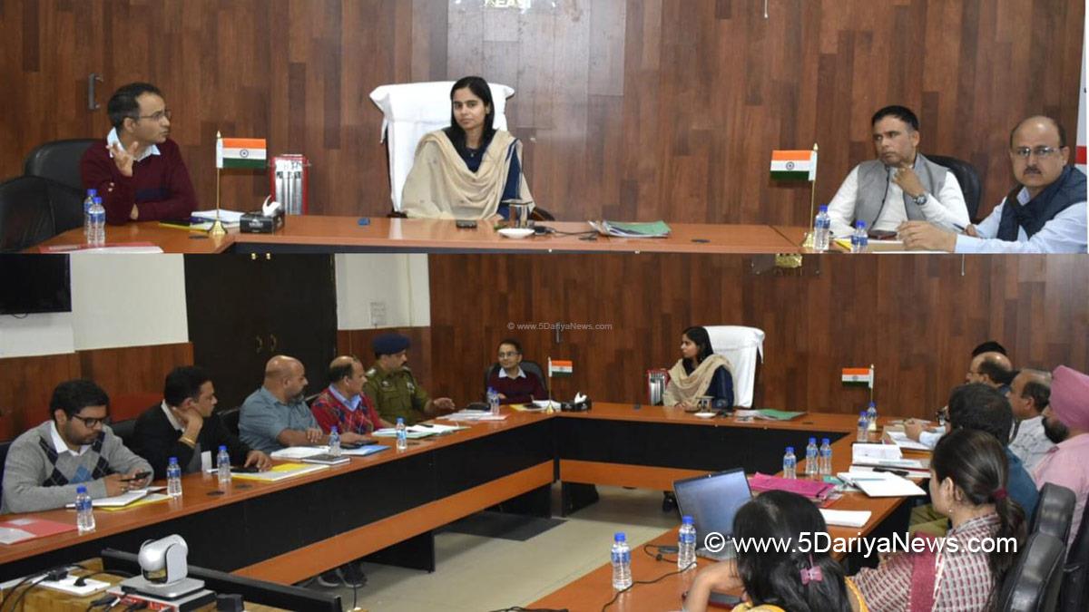 Nidhi Malik, Reasi, Deputy Commissioner Reasi, Kashmir, Jammu And Kashmir, Jammu, District Administration Reasi, District Level Coordination Committee, DLCC, National Tobacco Control Programme, NTCP, Cigarettes and Other Tobacco Products Act, COTPA