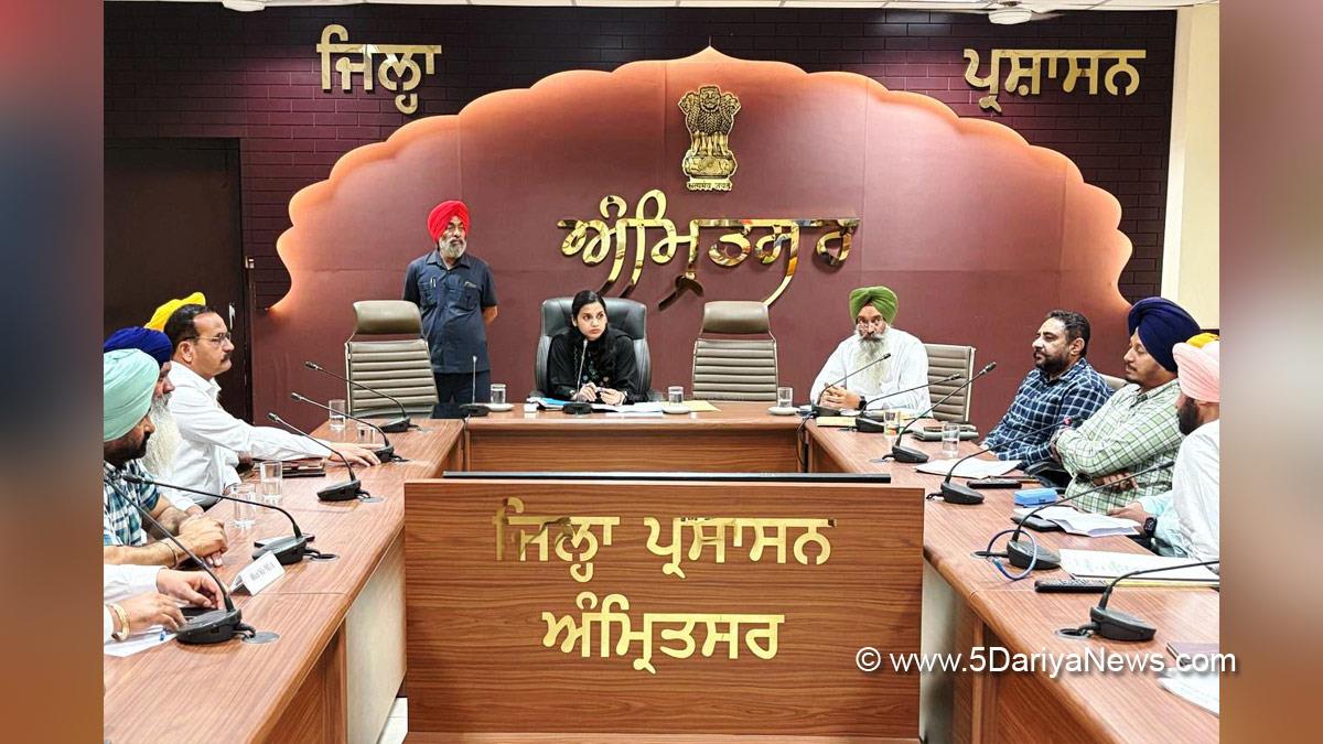 Sakshi Sawhney, DC Amritsar, Amritsar, Deputy Commissioner Amritsar