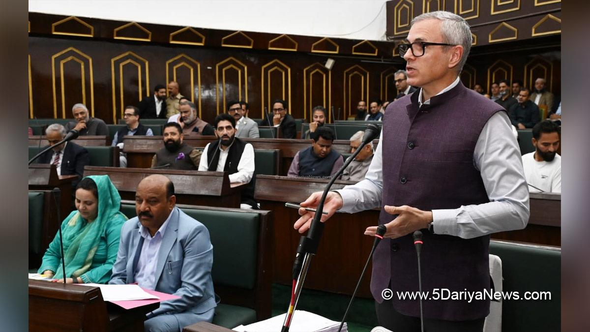 Omar Abdullah, Chief Minister of JK, Jammu and Kashmir National Conference, National Conference, Srinagar, Kashmir, Jammu And Kashmir, Jammu, JK Assembly, Jammu amd Kashmir Assembly, JK Vidhan Sabha, Jammu amd Kashmir Vidhan Sabha