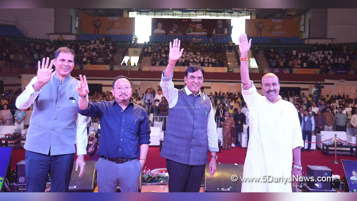 Mansukh Mandaviya, Dr Mansukh Mandaviya, BJP, Bharatiya Janata Party, 2nd Khelo India Para Games Open, Dr Virendra Kumar, Kento Jini