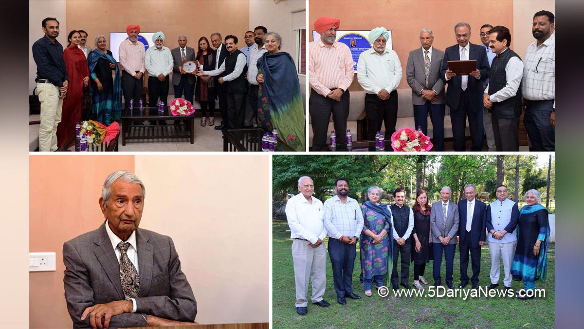 Bal Mukand Sharma, Chairman Punjab State Food Commission, Punjab Food Commission, AAP, Aam Aadmi Party, Aam Aadmi Party Punjab, AAP Punjab, World Food Prize Laureate, Dr Gurdeep Singh Khush, World Rice Man, Punjab Agricultural University Ludhiana, Dr B C Gupta, Dr G S Gosal