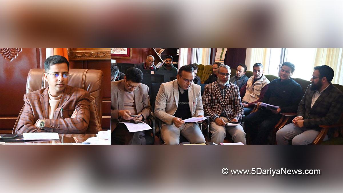 Shishir Gupta, Shopian, DDC Shopian, District Development Commissioner Shopian, Kashmir, Jammu And Kashmir, Jammu, District Administration Shopian, District level Advisory Committee, DLAC