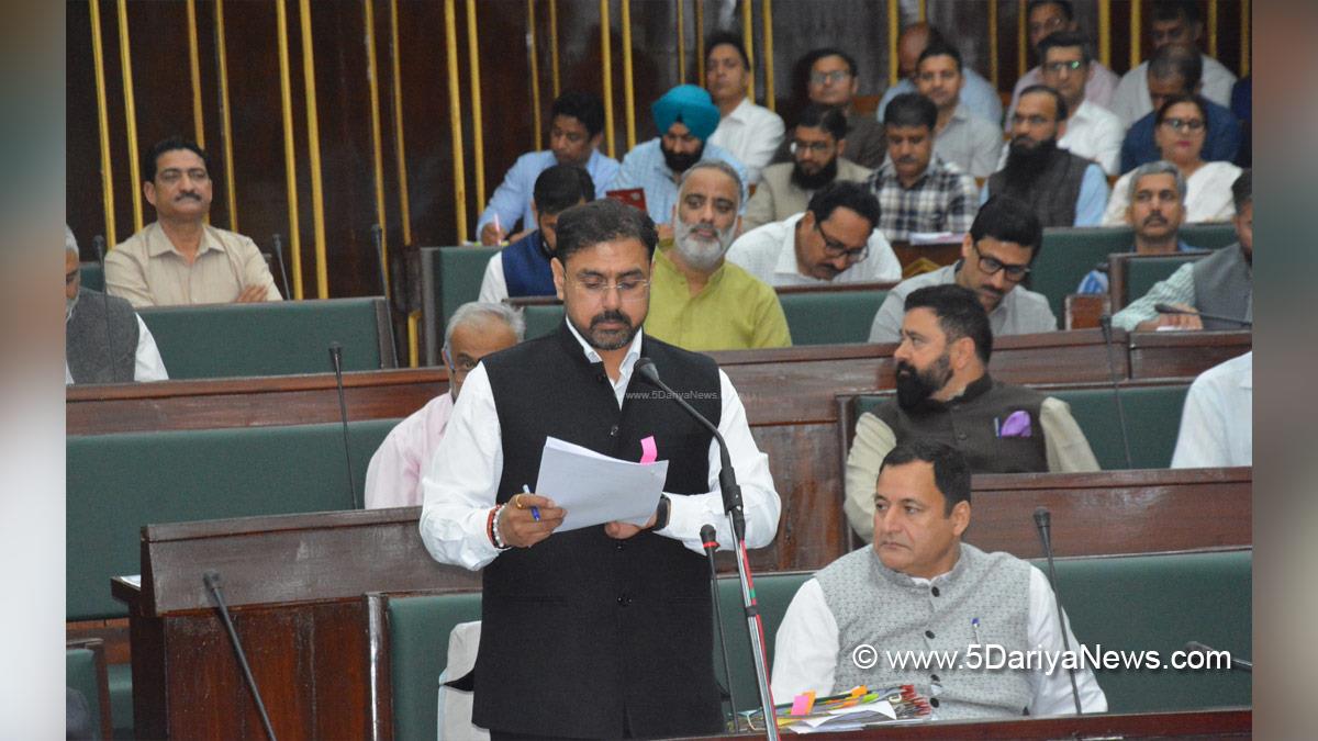 Satish Sharma, Srinagar, Jammu and Kashmir National Conference, National Conference, Kashmir, Jammu And Kashmir, Jammu, JK Assembly, Jammu amd Kashmir Assembly, JK Vidhan Sabha, Jammu amd Kashmir Vidhan Sabha
