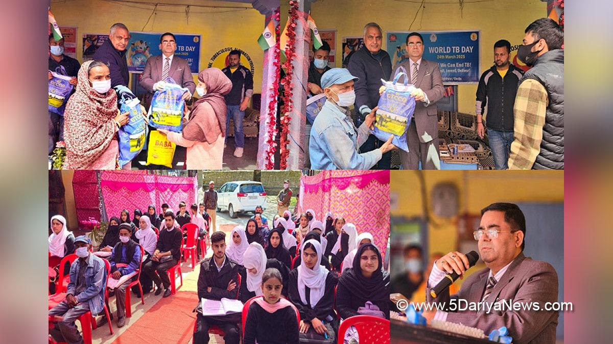 Rajesh Kumar Shavan, Kishtwar, DDC Kishtwar, District Development Commissioner Kishtwar, Kashmir, Jammu And Kashmir, Jammu, District Administration Kishtwar, World Tuberculosis Day, World Tuberculosis Day 2025