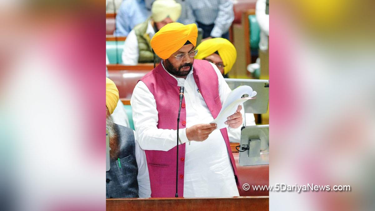 Harbhajan Singh ETO, AAP, Aam Aadmi Party, Aam Aadmi Party Punjab, AAP Punjab, Government of Punjab, Punjab Government, Punjab Vidhan Sabha