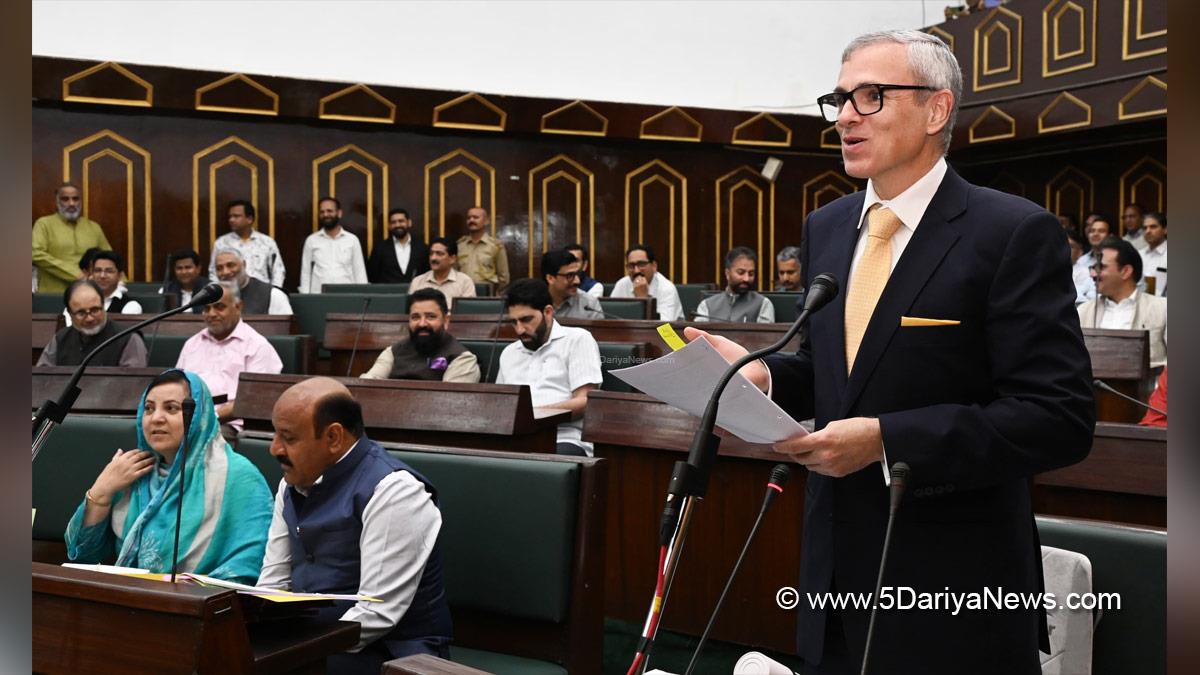 Omar Abdullah, Chief Minister of JK, Jammu and Kashmir National Conference, National Conference, Srinagar, Kashmir, Jammu And Kashmir, Jammu, JK Assembly, Jammu amd Kashmir Assembly, JK Vidhan Sabha, Jammu amd Kashmir Vidhan Sabha