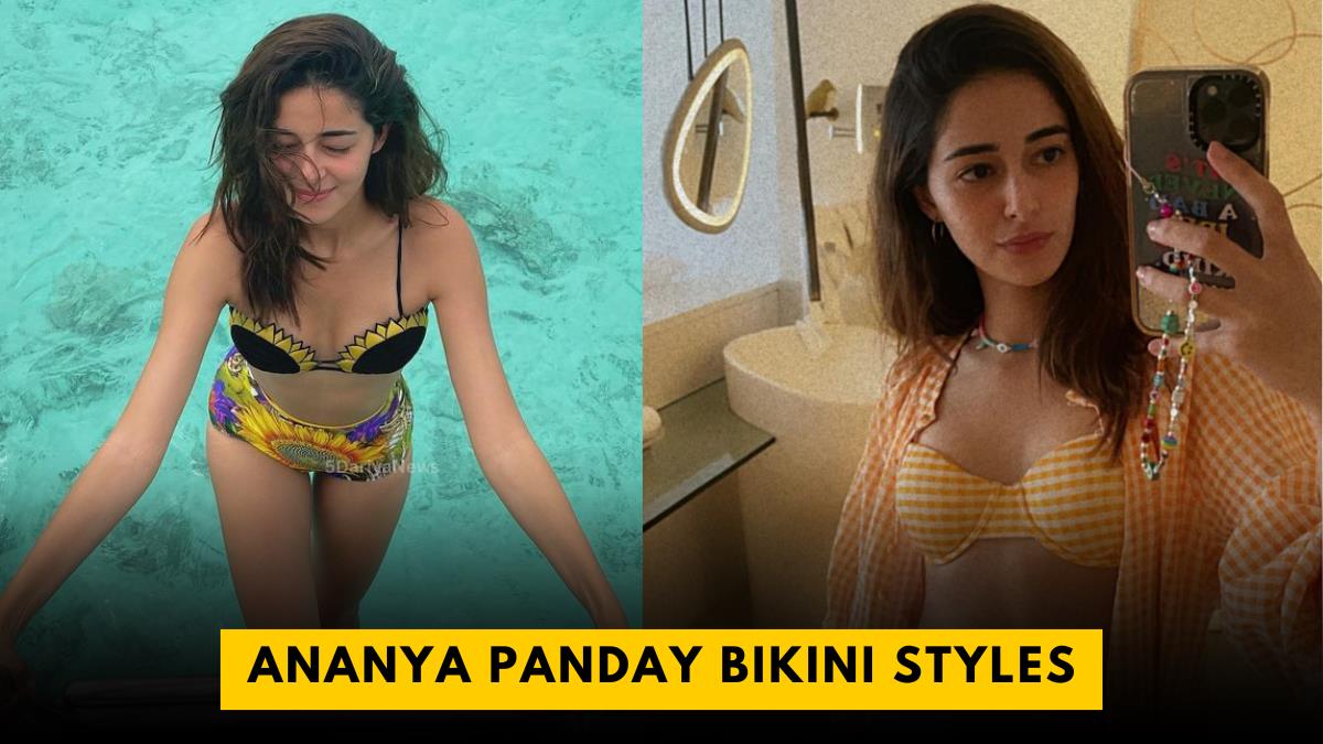 Ananya Panday Bikini Styles