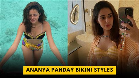 Ananya Panday Bikini Styles