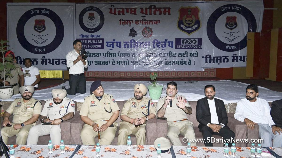 Anti Drug Mission, Drive Against Drugs, Comprehensive Action against Drug Abuse, CADA, Nasha Mukt Bharat Abhiyan, War Against Drugs, Yudh Nashian Virudh, Arpit Shukla, Gaurav Yadav, Police, Punjab Police, Cordon and Search Operation, CASO