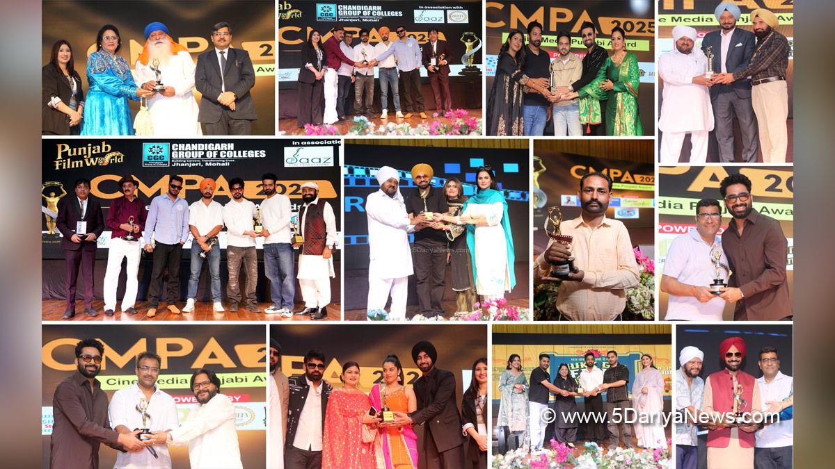 Pollywood, Cinemedia Punjab Awards, CMPA 2025, CMPA, CGC Jhanjeri, Chandigarh Group Of Colleges, Rashpal Singh Dhaliwal, Jhanjeri, CGC Jhanjeri Campus