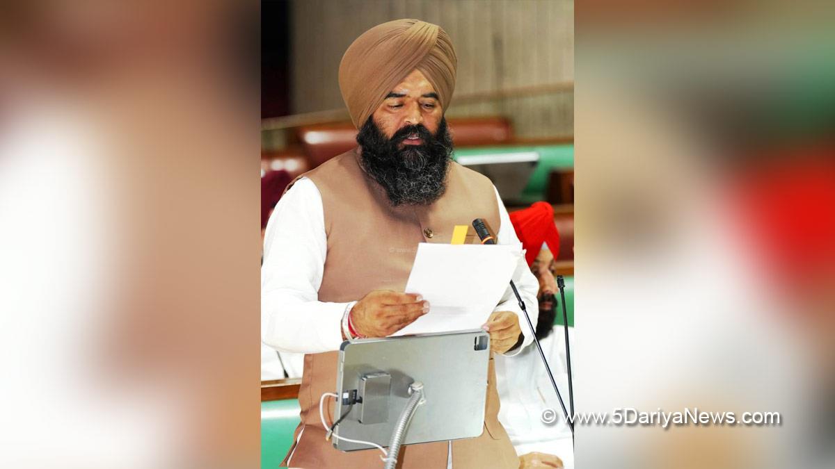 Jai Krishan Rouri, Jai Krishan, Jai Krishan Singh Rouri, AAP, Aam Aadmi Party, Aam Aadmi Party Punjab, AAP Punjab, Government of Punjab, Punjab Government, Punjab Vidhan Sabha