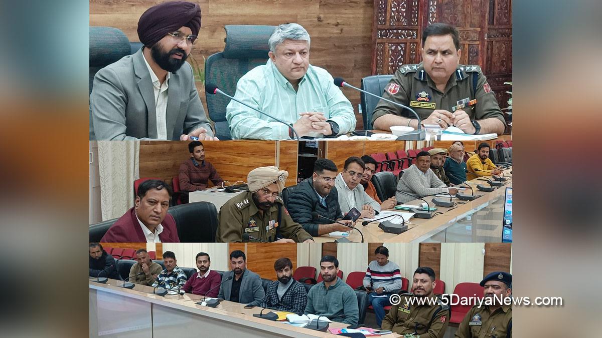 Vishesh Mahajan, Vishesh Paul Mahajan, Transport Commissioner JK, Jammu And Kashmir, Jammu, Harvinder Singh, Doda, Deputy Commissioner Doda, Kashmir