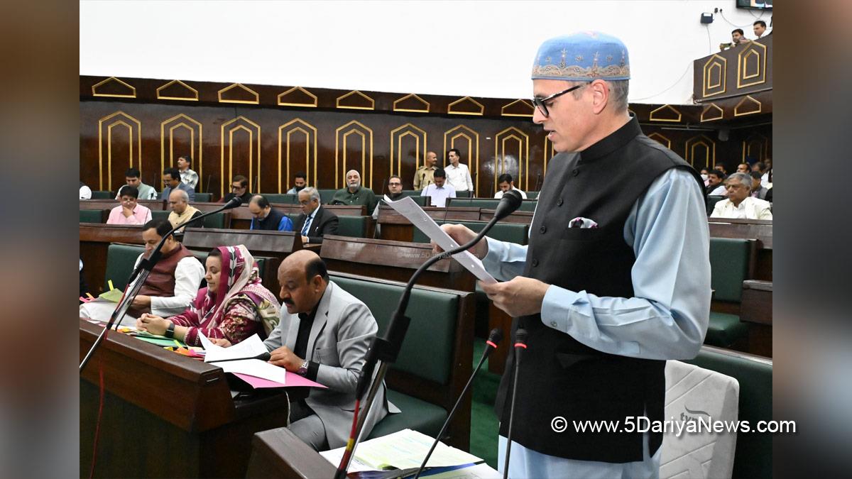 Omar Abdullah, Chief Minister of JK, Jammu and Kashmir National Conference, National Conference, Srinagar, Kashmir, Jammu And Kashmir, Jammu, JK Assembly, Jammu amd Kashmir Assembly, JK Vidhan Sabha, Jammu amd Kashmir Vidhan Sabha