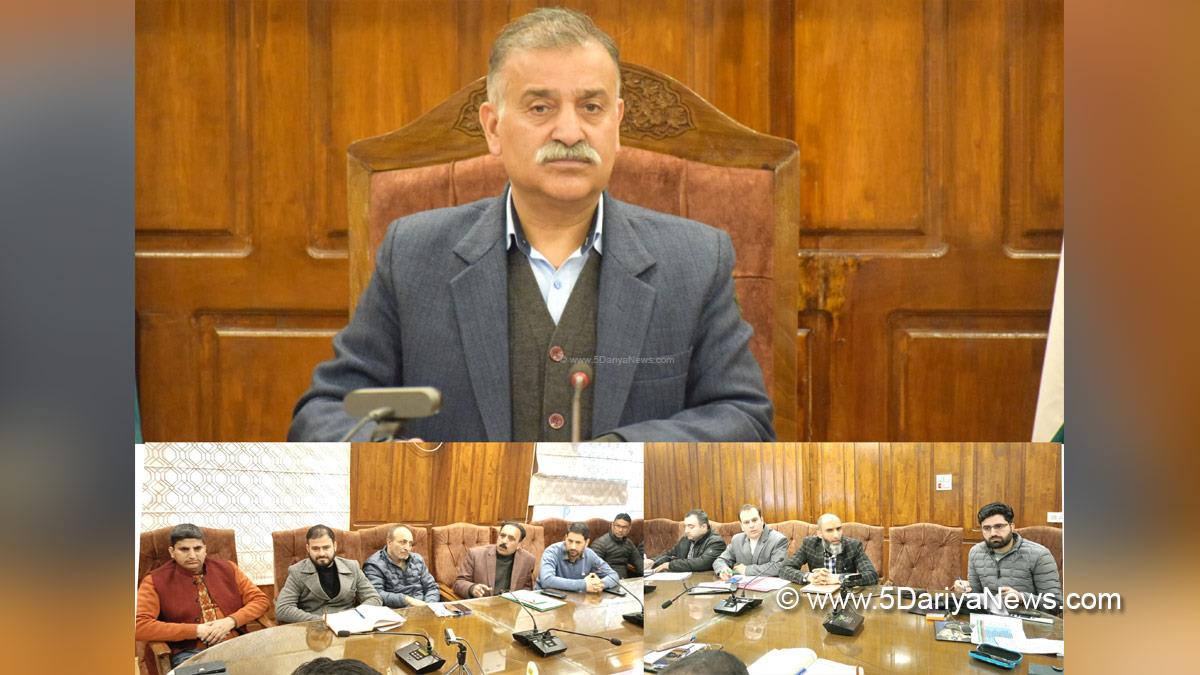 Manzoor Ahmad Qadri, Bandipora, Deputy Commissioner Bandipora, Kashmir, Jammu And Kashmir, Jammu, District Administration Bandipora, Jal Shakti Abhiyan, JSA