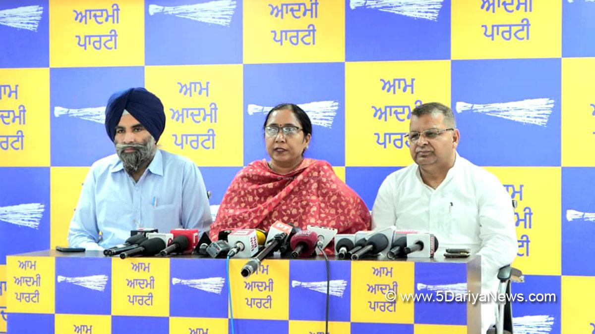 Dr Baljit Kaur, AAP, Aam Aadmi Party, Aam Aadmi Party Punjab, AAP Punjab, Government of Punjab, Punjab Government, Dr Sunny Singh Ahluwalia, Neel Garg