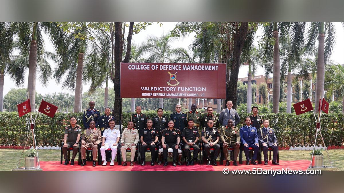 Military, Army, Indian Army, Chief of Army Staff, COAS, General Upendra Dwived, Higher Defence Management Course, HDMC, College of Defence Management, CDM