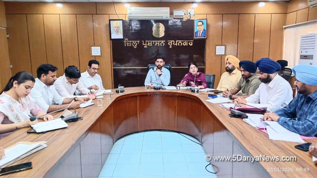 Varjeet Walia, DC Ropar, Deputy Commissioner Ropar, Rupnagar, Ropar