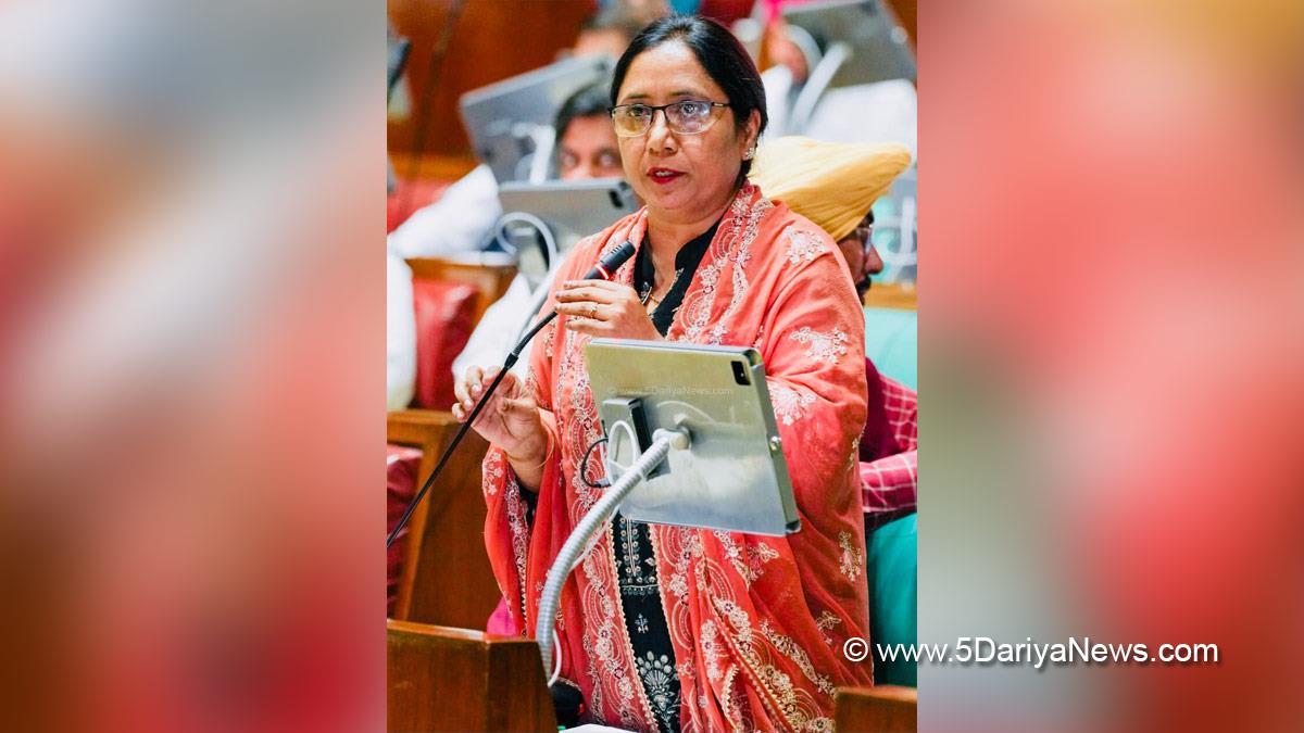 Dr Baljit Kaur, AAP, Aam Aadmi Party, Aam Aadmi Party Punjab, AAP Punjab, Government of Punjab, Punjab Government, Ashirwad Scheme, Women Empowerment, Punjab Vidhan Sabha