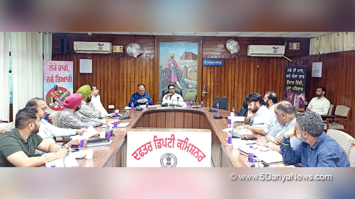 Abhijit Kaplish, DC Sri Mukatsar Sahib, Sri Mukatsar Sahib, Deputy Commissioner Sri Mukatsar Sahib