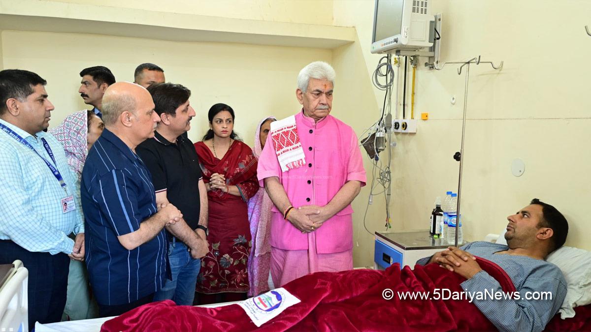 Manoj Sinha, Lieutenant Governor JK, Raj Bhavan, Jammu, Srinagar, Kashmir, Jammu And Kashmir, Government Medical College Hospital Jammu, GMC Jammu
