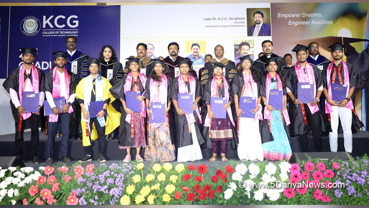 KCG College of Technology, C V Deepak,  Dr Anand Jacob Verghese, Hindustan Group of Institutions,Airports Authority of India, DASHAGRIV Aerospace Pvt Ltd,Chennai