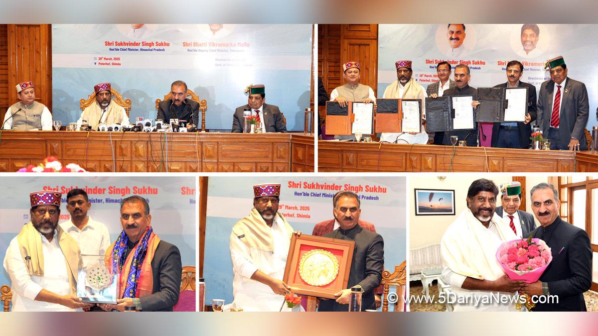 Sukhvinder Singh Sukhu, Himachal Pradesh, Himachal, Congress, Indian National Congress, Himachal Congress, Shimla, Chief Minister of Himachal Pradesh, Dr Dhani Ram Shandil,Naresh Chauhan,Bhatti Vikramarka Mallu,Telangana Government 