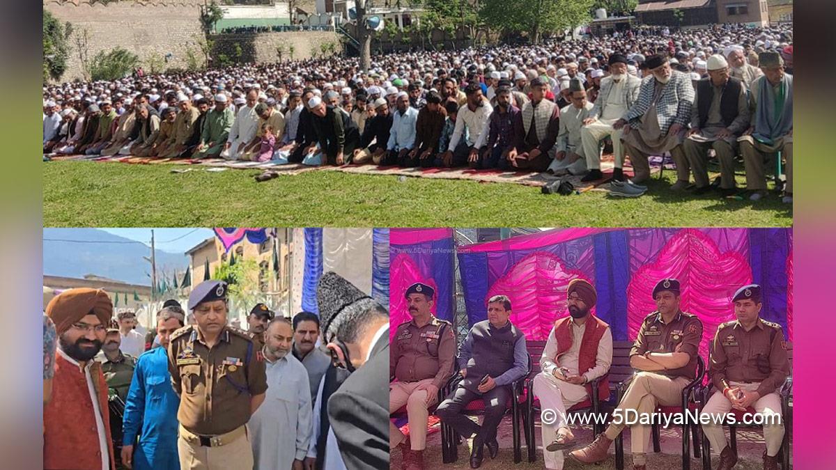 Harvinder Singh, Doda, Deputy Commissioner Doda, Kashmir, Jammu And Kashmir, Jammu, District Administration Doda, Eid ul Fitr