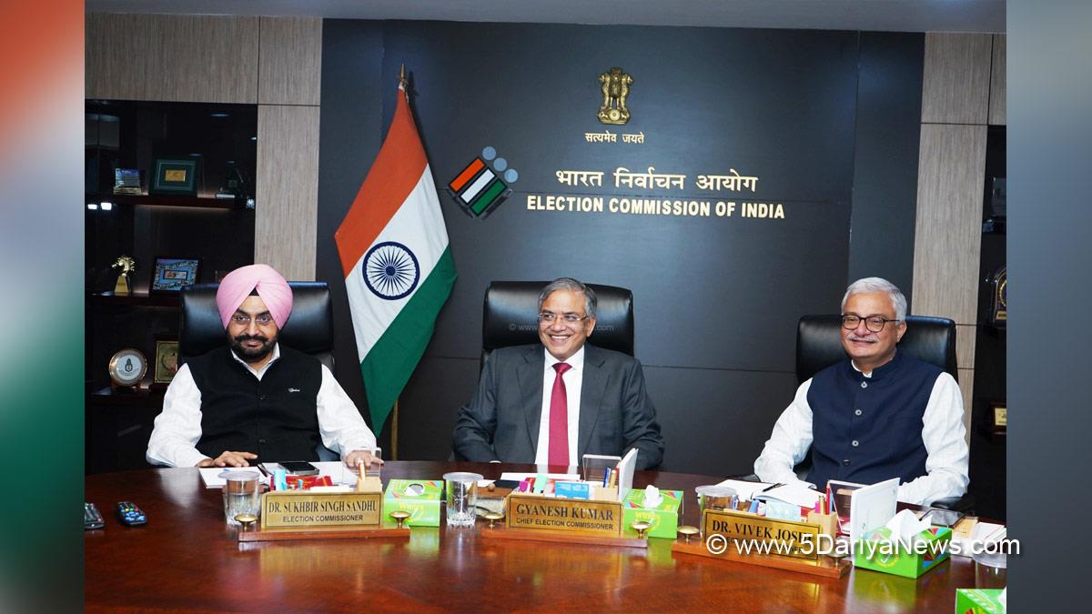 Election Commission of India,ECI,Gyanesh Kumar, Dr Sukhbir Singh Sandhu, Dr Vivek Joshi, Electoral Registration Officer, ERO, Chief Electoral Officer, CEO, Chandigarh 