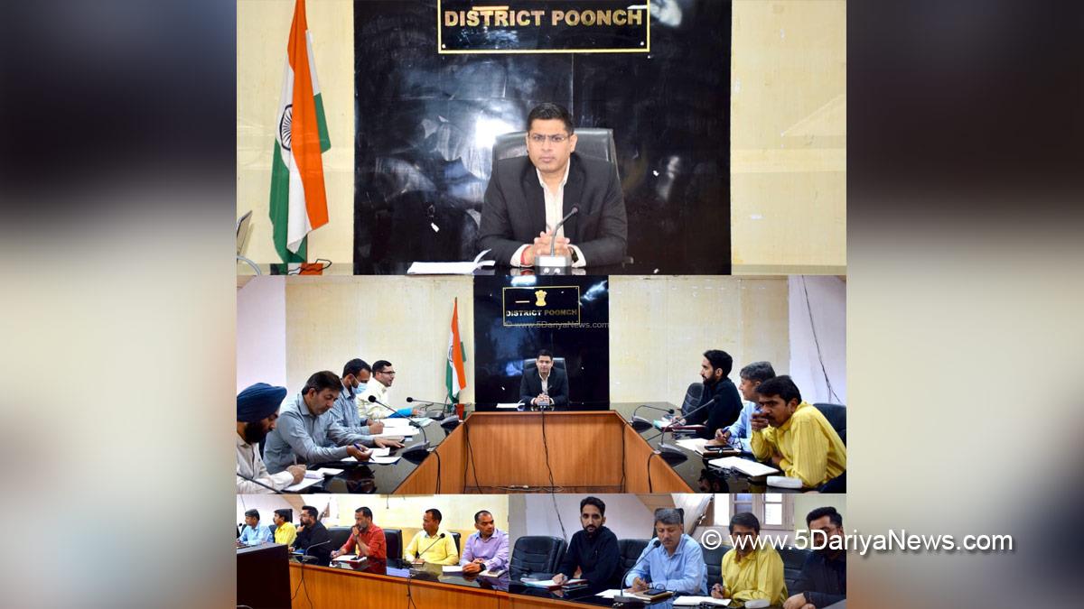 Vikas Kundal, Poonch, Deputy Commissioner Poonch, Kashmir, Jammu And Kashmir, Jammu, District Administration Poonch, District Level Committee, DLC, Change of Land Use, CLU