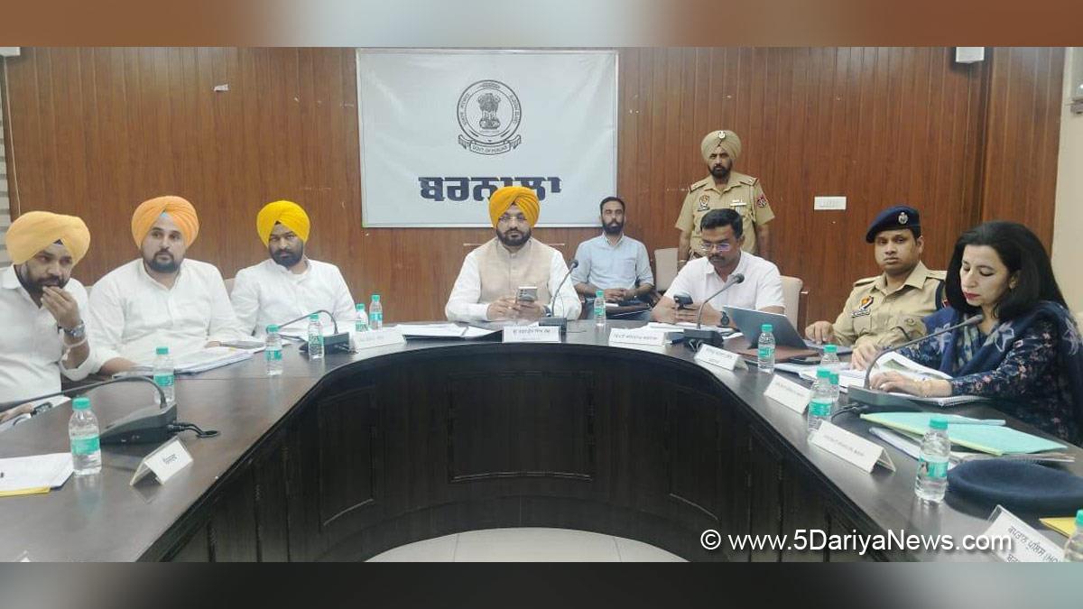 Tarunpreet Singh Sond, AAP, Aam Aadmi Party, Aam Aadmi Party Punjab, AAP Punjab, Government of Punjab, Punjab Government, Labh Singh Ugoke,T Benith, Deputy Commissioner Barnala, Barnala, Anti Drug Mission, Drive Against Drugs, Comprehensive Action against Drug Abuse, CADA, Nasha Mukt Bharat Abhiyan, War Against Drugs, Yudh Nashian Virudh, Arpit Shukla, Gaurav Yadav, Police, Punjab Police, Cordon and Search Operation, CASO