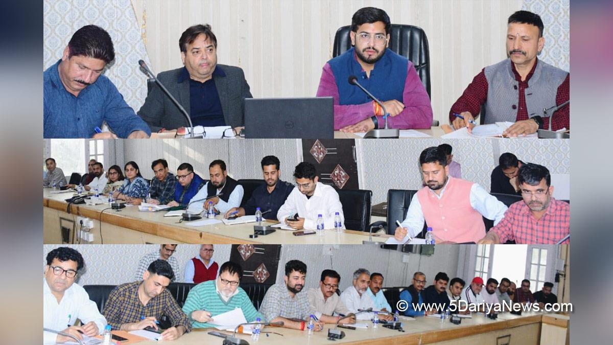 Abhishek Sharma, Rajouri, DDC Rajouri, District Development Commissioner Rajouri, Kashmir, Jammu And Kashmir, Jammu, District Administration Rajouri