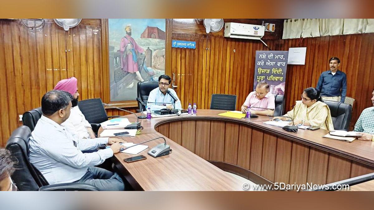 Abhijit Kaplish, DC Sri Mukatsar Sahib, Sri Mukatsar Sahib, Deputy Commissioner Sri Mukatsar Sahib
