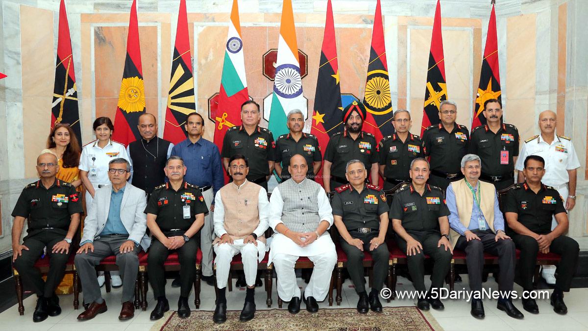 Rajnath Singh, Union Defence Minister, Defence Minister of India, BJP, Bharatiya Janata Party, Sanjay Seth, Indian Army, Army Commanders Conference
