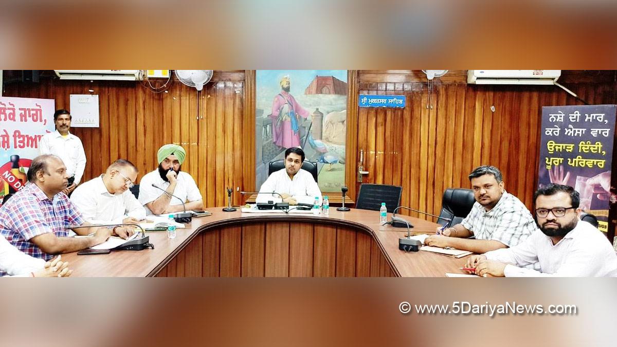 Abhijit Kaplish, DC Sri Mukatsar Sahib, Sri Mukatsar Sahib, Deputy Commissioner Sri Mukatsar Sahib