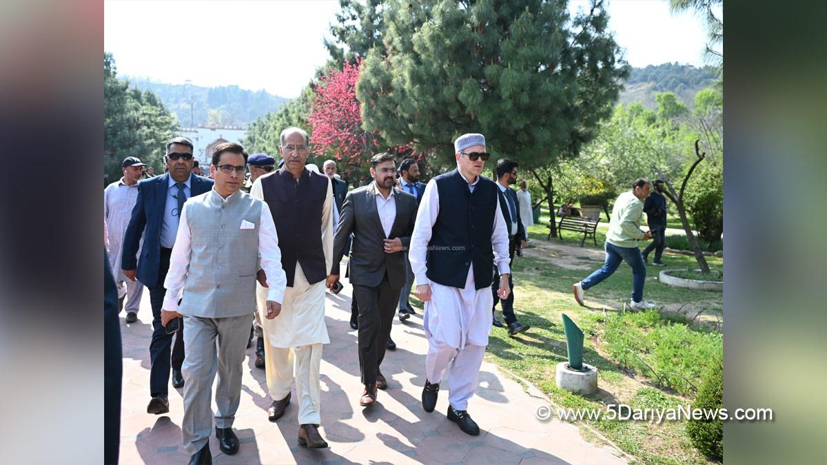 Omar Abdullah, Chief Minister of JK, Jammu and Kashmir National Conference, National Conference, Srinagar, Kashmir, Jammu And Kashmir, Jammu, Almond Bloom Festival 2025, Nasir Aslam Wani, Satish Sharma