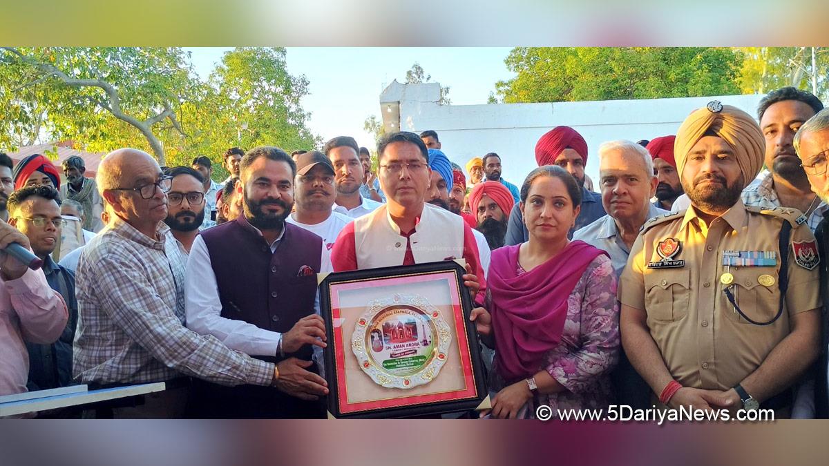 Aman Arora, AAP, Aam Aadmi Party, AAP Punjab, Aam Aadmi Party Punjab,Government of Punjab, Punjab Government, Anti Drug Mission, Drive Against Drugs, Comprehensive Action against Drug Abuse, CADA, Nasha Mukt Bharat Abhiyan, War Against Drugs, Yudh Nashian Virudh, Narinder Pal Singh Sawna, Amarpreet Kaur Sandhu, DC Fazilka, Fazilka, Deputy Commissioner Fazilka