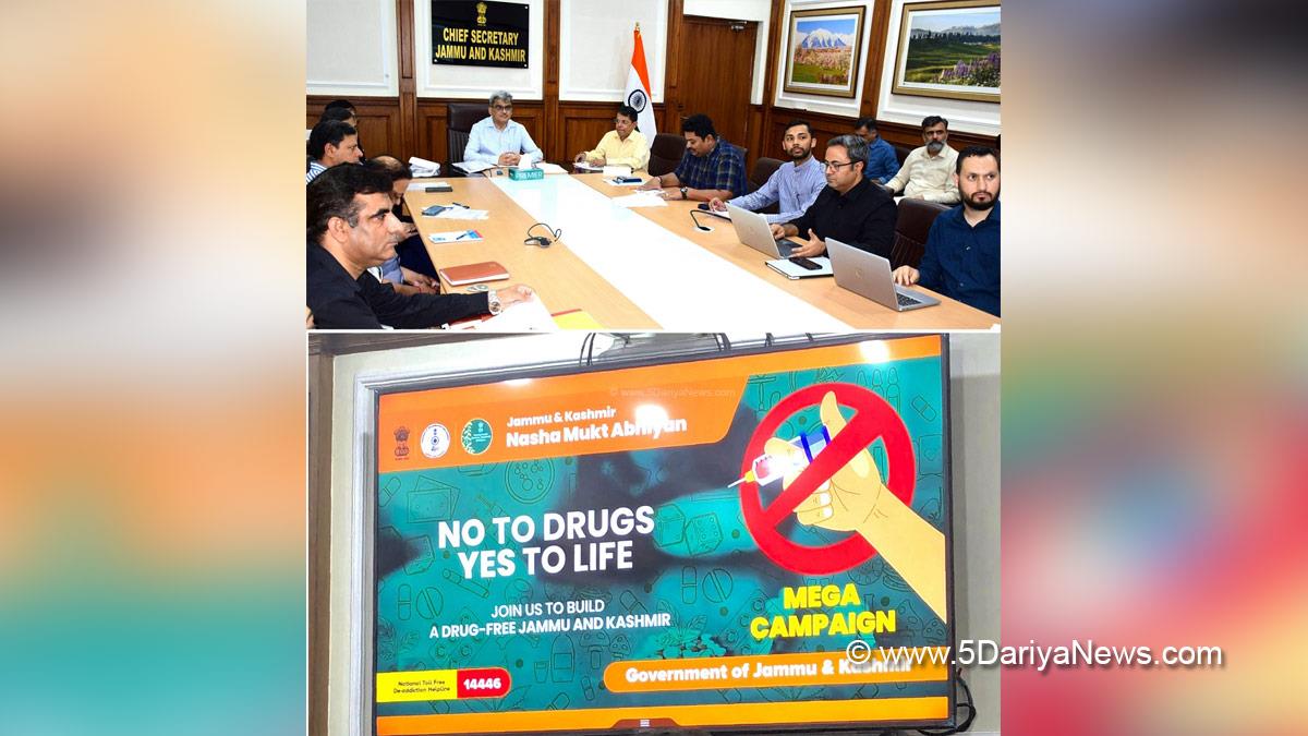 Atal Dulloo, Kashmir, Jammu And Kashmir, Jammu, Chief Secretary Kashmir, Nasha Mukt Jammu Kashmir Abhiyan