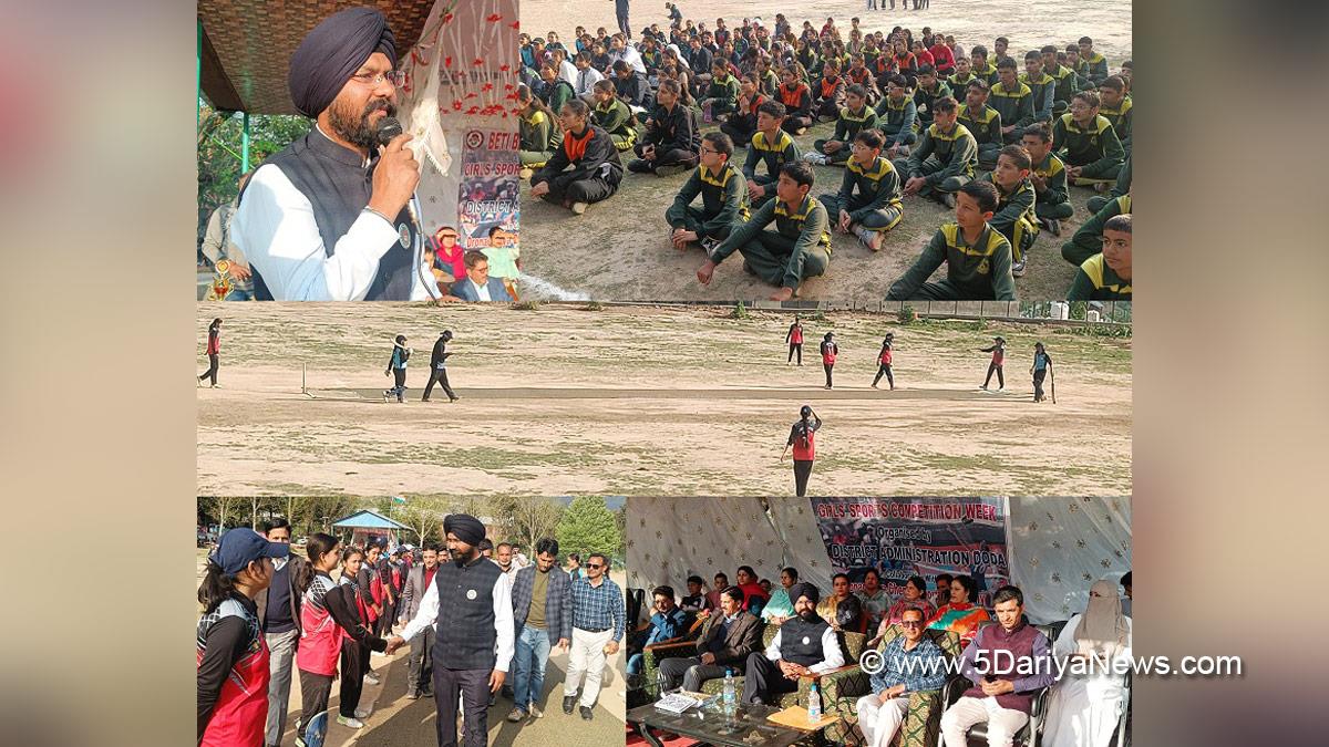 Harvinder Singh, Doda, Deputy Commissioner Doda, Kashmir, Jammu And Kashmir, Jammu, District Administration Doda, Beti Bachao Beti Padhao, Beti Bachao Beti Padhao Abhiyan, Chenab Valley Girls Sports Competition
