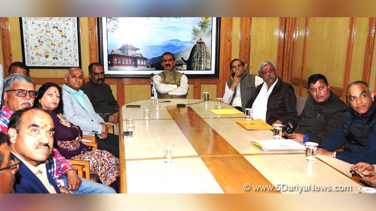 Sukhvinder Singh Sukhu, Himachal Pradesh, Himachal, Congress, Indian National Congress, Himachal Congress, Shimla, Chief Minister of Himachal Pradesh, Anirudh Singh, Prabodh Saxena, Chief Secretary Himachal