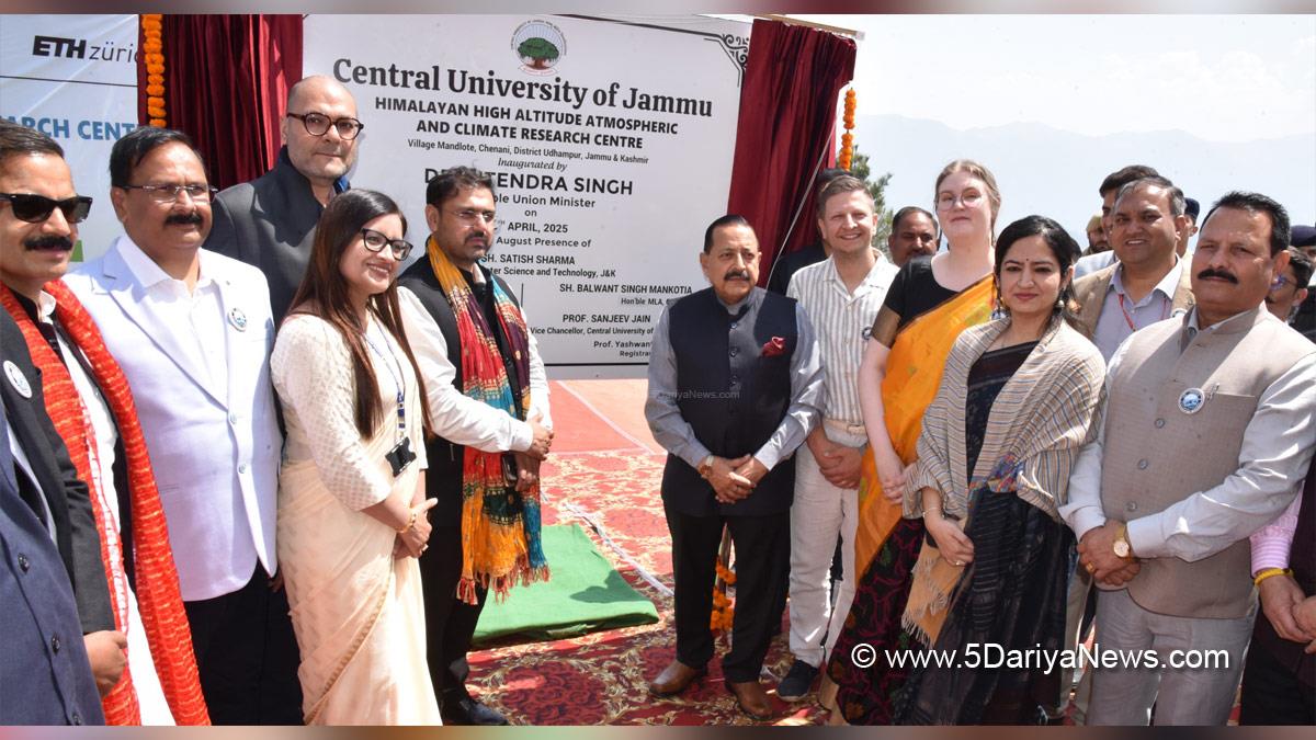 Dr Jitendra Singh, Bharatiya Janata Party, BJP, Jammu, Kashmir, Jammu And Kashmir, Satish Sharma,Jammu and Kashmir National Conference, National Conference,Saloni Rai,Deputy Commissioner Udhampur, Baseer Ul Haq Chaudhary,Udhampur