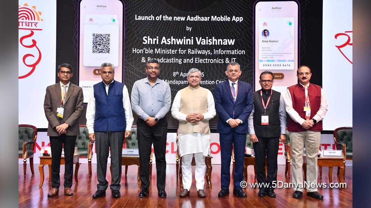 Ashwini Vaishnaw, BJP, Bharatiya Janata Party, Unique Identification Authority of India, UIDAI, Aadhaar Samvaad