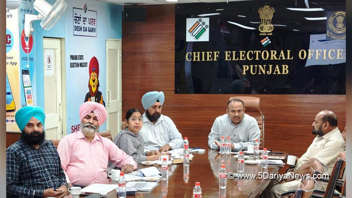 Sibin C, Election Commision Punjab, ECI, Chief Electoral Officer Punjab, CEO Punjab