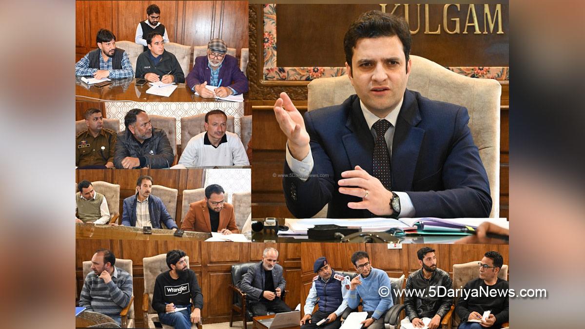 Athar Aamir Khan, Kulgam, Deputy Commissioner Kulgam, Kashmir, Jammu And Kashmir, Jammu, District Administration Kulgam, District Road Safety Committee, DRSC