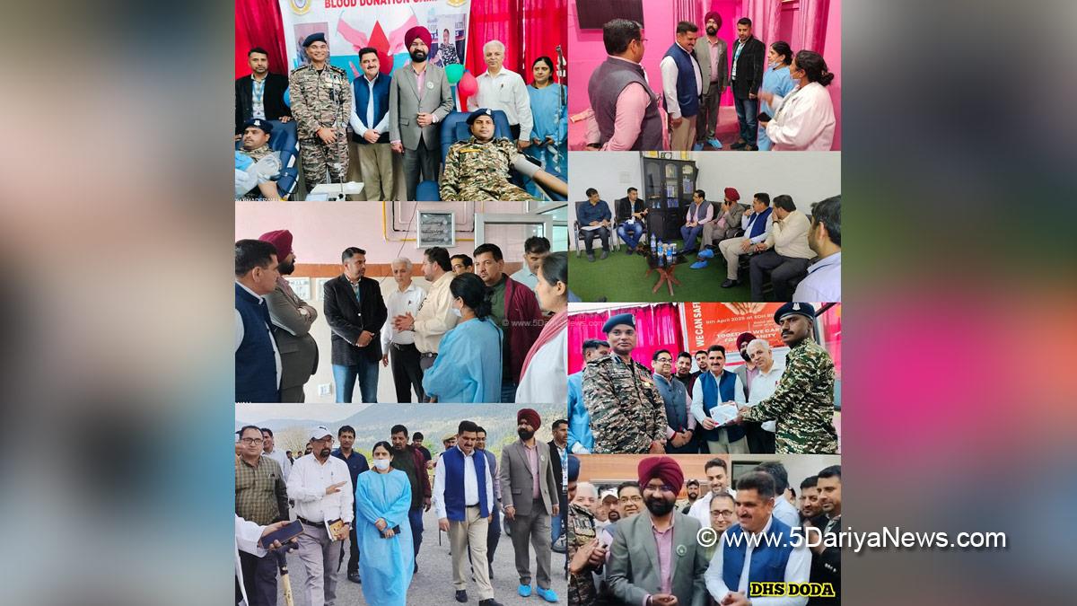 Harvinder Singh, Doda, Deputy Commissioner Doda, Kashmir, Jammu And Kashmir, Jammu, District Administration Doda, Sub District Hospital, SDH, Sub District Hospital Bhaderwah, SDH Bhaderwah