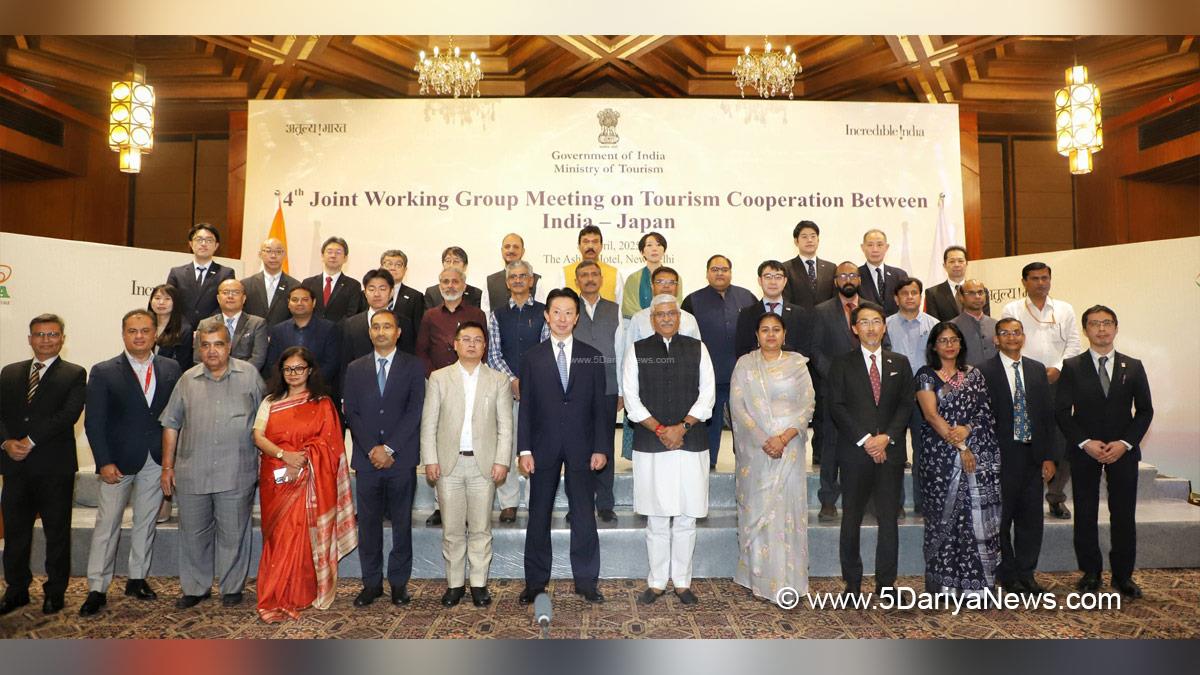 Gajendra Singh Shekhawat, BJP, Bharatiya Janata Party, Union Minister for Jal Shakti, Joint Working Group, JWG, Mugdha Sinha, HARAIKAWA Naoya, Japan National Tourism Organization, JNTO, Japan Tourism Agency, JTA, Buddhist Tourism