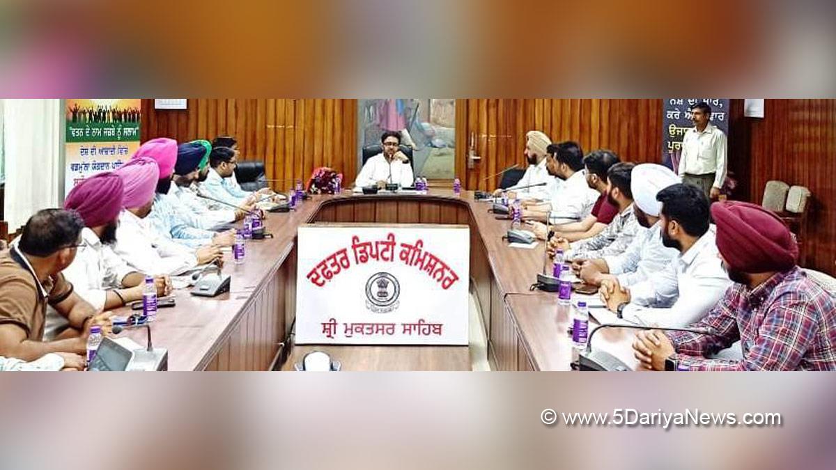 Abhijit Kaplish, DC Sri Mukatsar Sahib, Sri Mukatsar Sahib, Deputy Commissioner Sri Mukatsar Sahib
