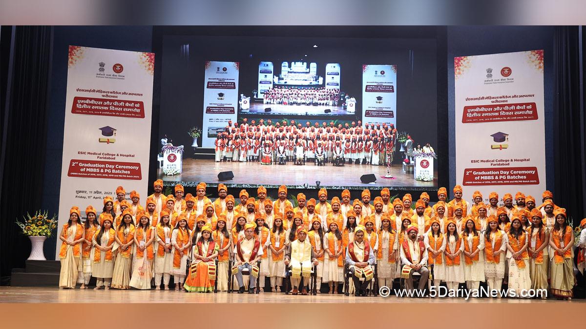 Mansukh Mandaviya, Dr Mansukh Mandaviya, BJP, Bharatiya Janata Party, ESIC Medical College, ESIC Graduation, Viksit Bharat 2047