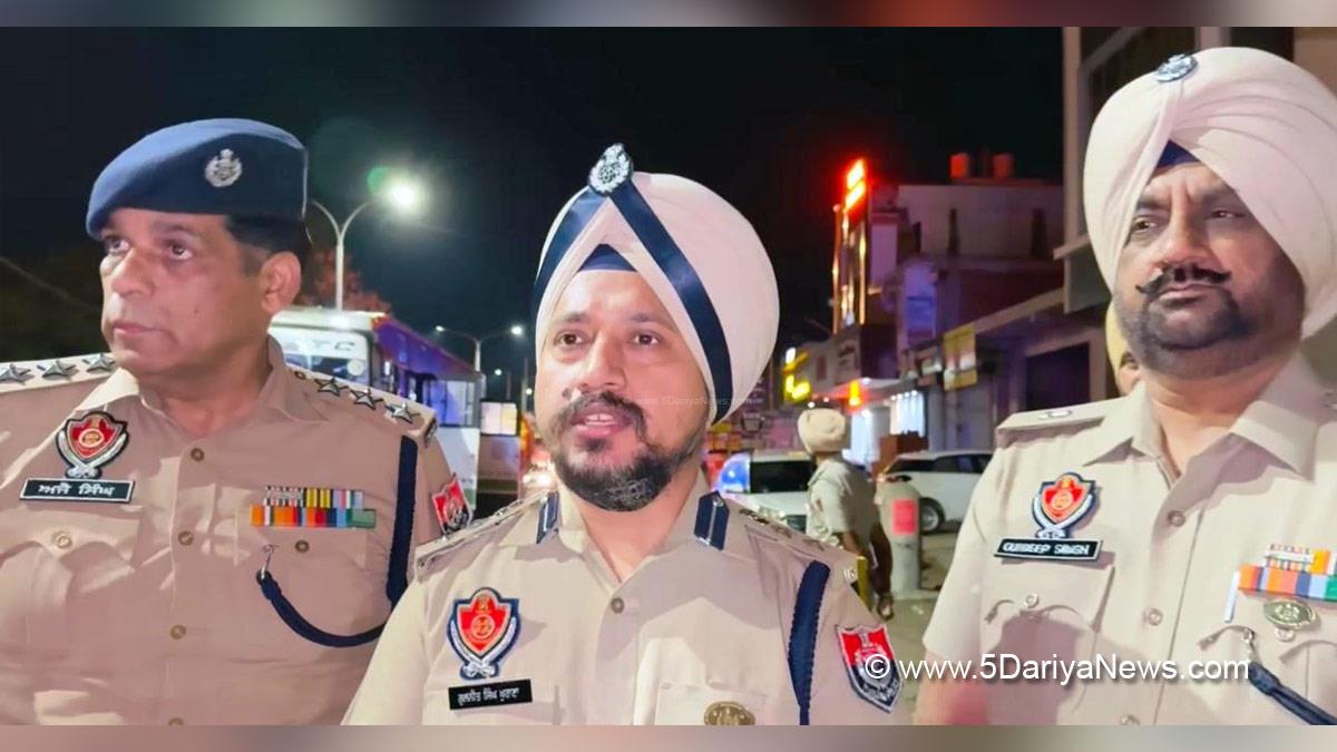Crime News Punjab, Punjab Police, Police, Crime News, Ropar Police, Ropar, Rupnagar, Rupnagar Police, Night Domination Operation